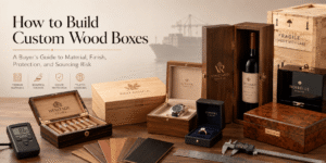 how to build custom wood boxes