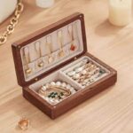 classical wooden jewelry storage box for gift packaging