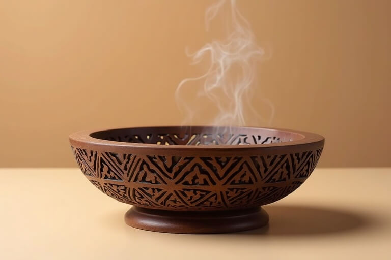 Wooden bakhoor burner and oud incense burner for Middle East markets