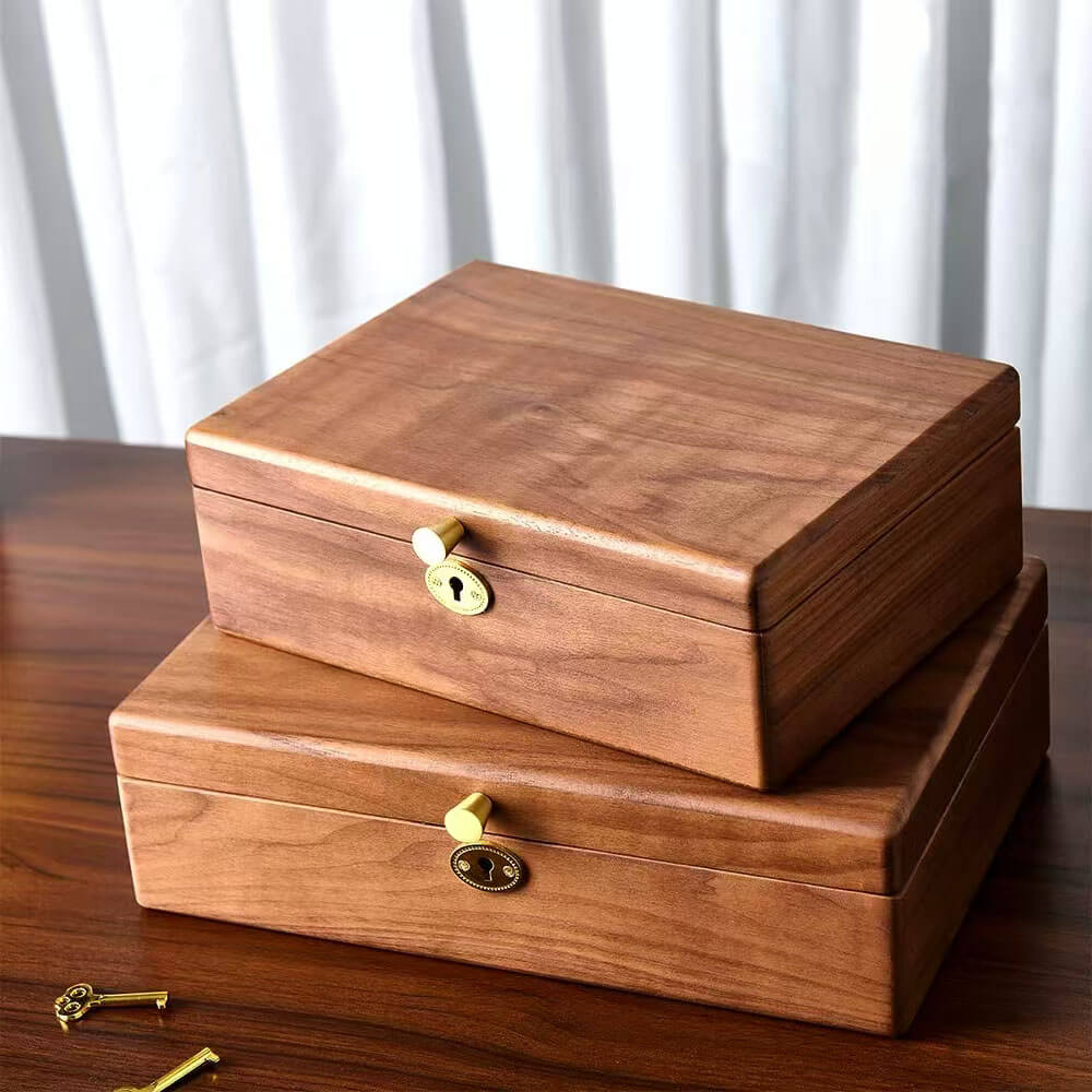 Custom wooden gift boxes for corporate gifting and branded gift sets