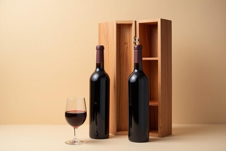 Custom wooden wine boxes for wine brands