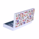 luxury cosmetic gift packaging with UV printed artwork