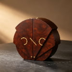 OEM ODM wooden whisky box with metal latch