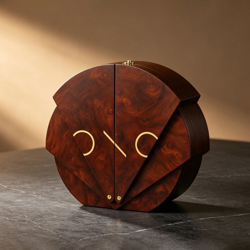 Custom wooden wine boxes -- single bottle and double bottle luxury wooden wine packaging with piano lacquer finish and laser engraved logo
