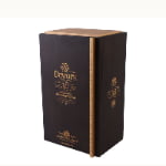 Luxury solid wood wine box with velvet EVA insert