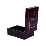 luxury cosmetic packaging box with glossy lacquer finish