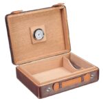 PU Leather Cigar Humidor Cabinet for Custom Wooden Cigar Boxes
