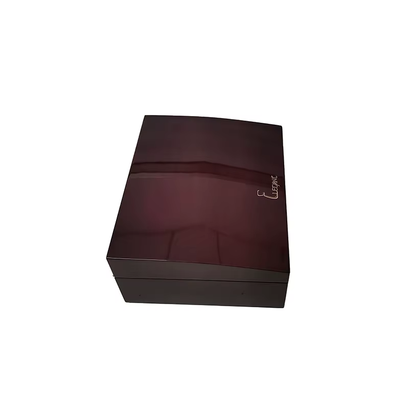 luxury wood perfume storage box for cosmetic brands