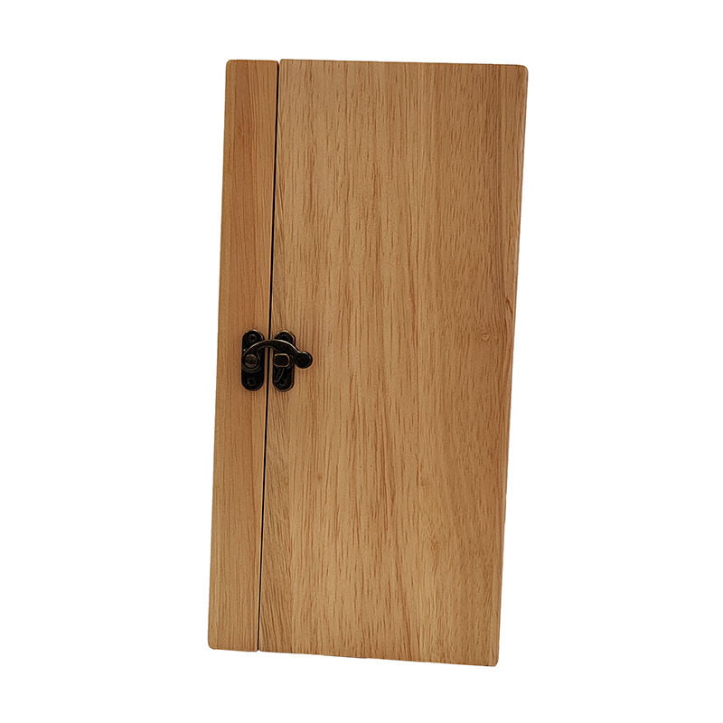Custom rubber wood packaging box for whiskey champagne