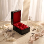 Handmade rectangle cosmetic box with custom brand logo