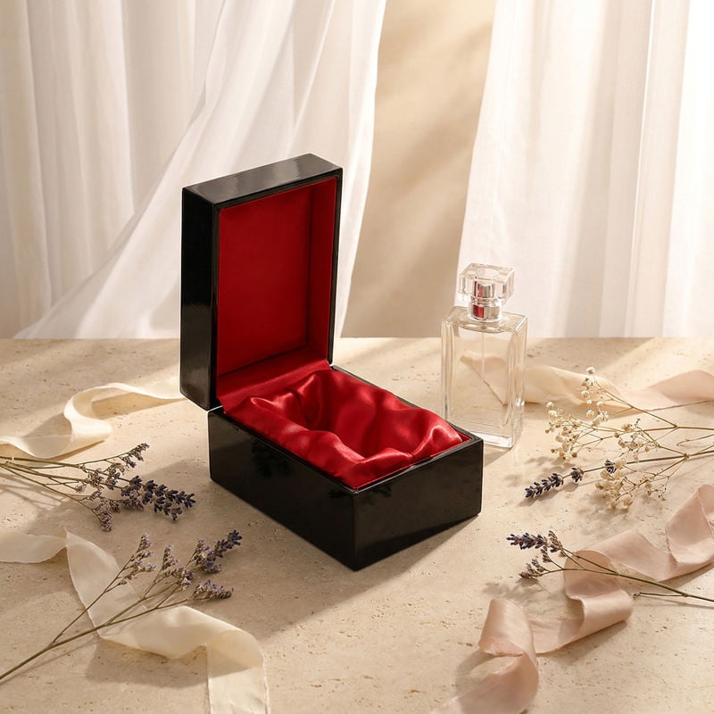 Handmade rectangle cosmetic box with custom brand logo