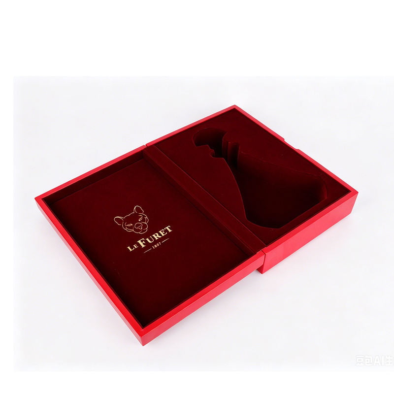 White lacquer wooden liquor gift box for premium spirits