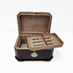 20 ct cigar humidor box with classic design