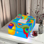 Colorful MDF Perfume Gift Box for Custom Fragrance Storage