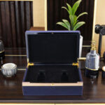 Black Luxury Perfume Gift Box for High End Wooden Perfume Packaging