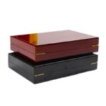 wooden display organizer for sunglasses and watches