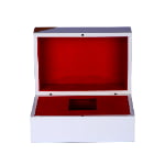High End MDF Watch Packaging Box with Custom Metal Logo