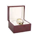 wooden watch display box with custom logo
