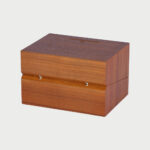 custom engraved watch gift box in MDF wood