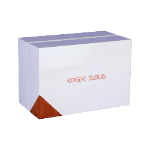 luxury watch box with velvet lining and metal logo