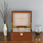 Engraved Wooden Luxury Watch Case with Custom Logo
