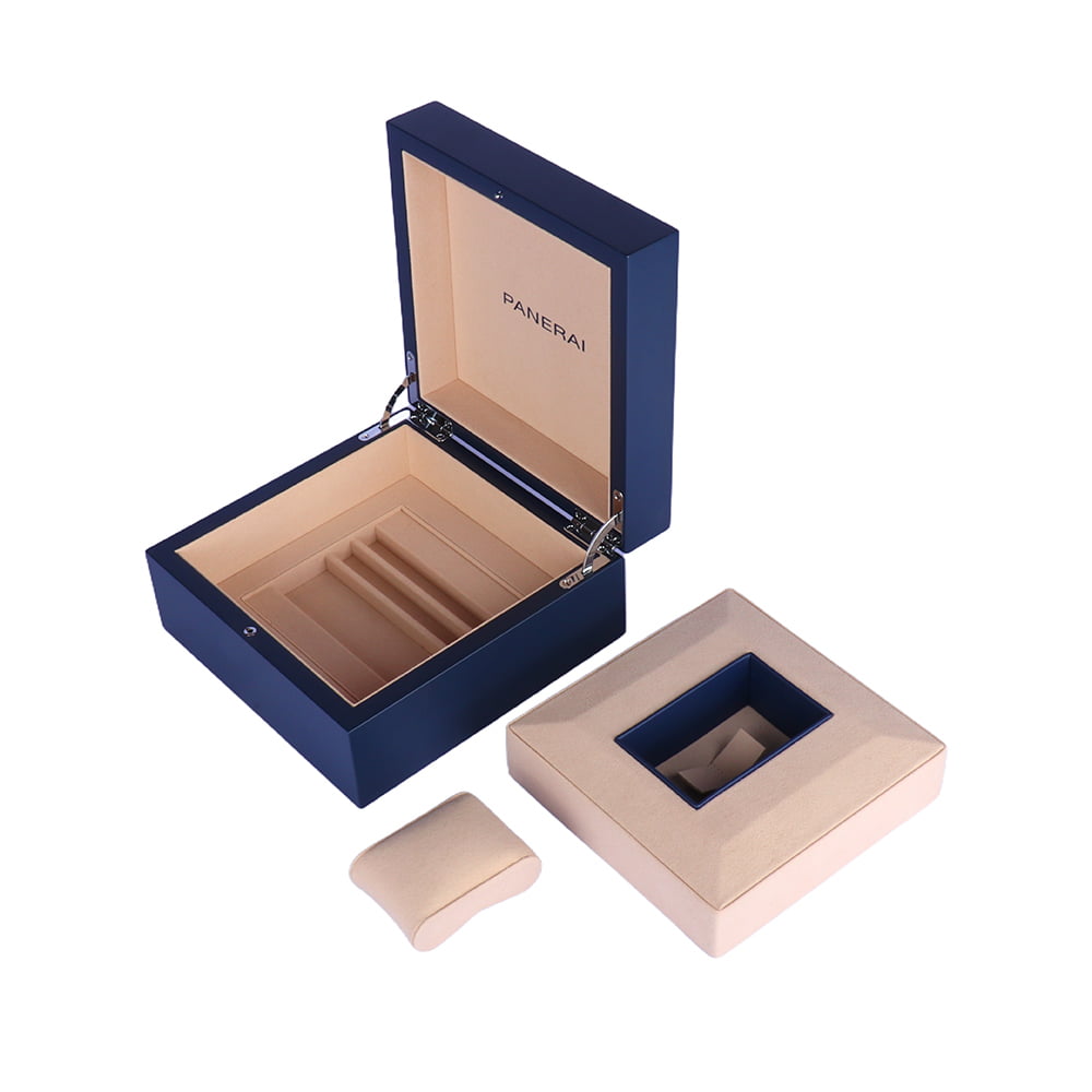 high end watch packaging box with PU and EVA insert