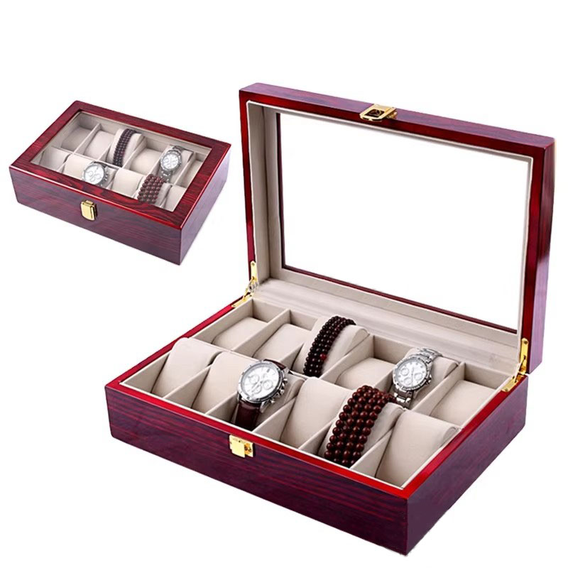 dustproof wooden display box for OEM ODM packaging