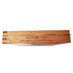 modern wooden cigar box with custom logo option