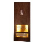 Metal Sheet Logo Wooden Wine Display Box for Premium Bottle Packaging