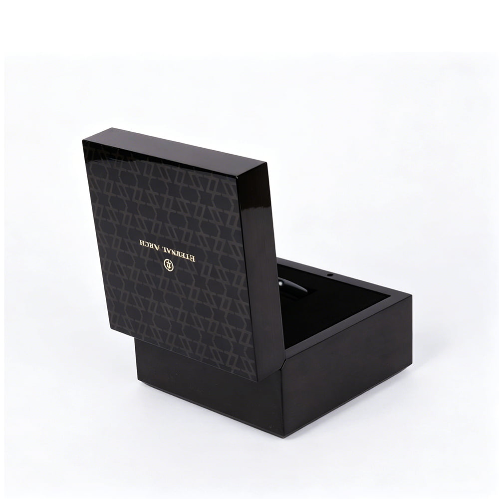 Custom MDF watch box with high gloss lacquer finish