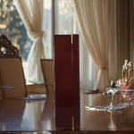 MDF wine whisky gift packing box with velvet interior