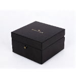 High Gloss Wooden Watch Storage Box with Dual-Sided Tray