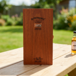 Solid Wood Single Bottle Whisky Box for Wine and Champagne Packaging