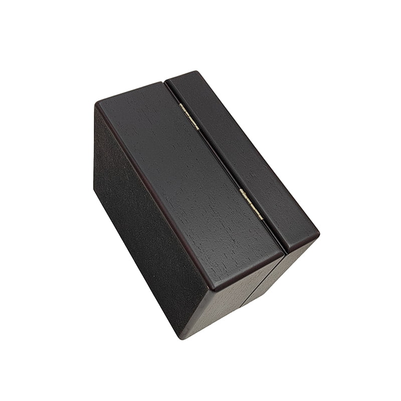 Black single slot watch box for luxury display