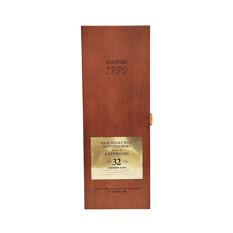 Customizable MDF Single Bottle Whisky Box for Wine Storage