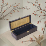 Modern luxury champagne box with glossy finish