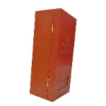 custom single bottle wooden wine box for premium whisky packaging
