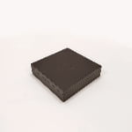Engraved watch storage box with square MDF structure