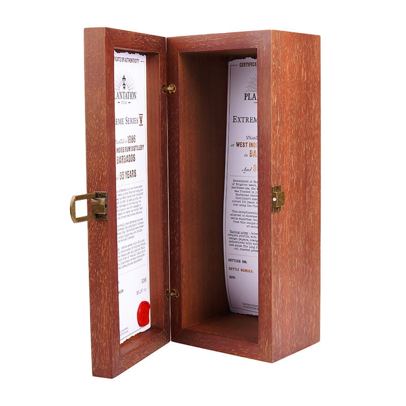 Custom wooden wine bottle box for champagne and whisky
