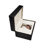 Wooden watch case with pillow insert for single watch