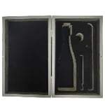 Custom two bottle champagne box with stamped logo option