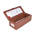 Luxury whisky gift packaging box with metal hardware
