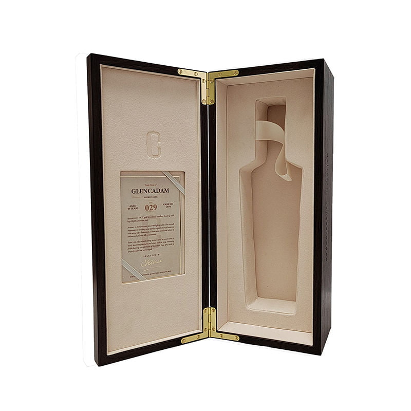 Custom champagne display box with gift packing structure