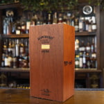 Custom wooden whisky gift box with logo pattern option