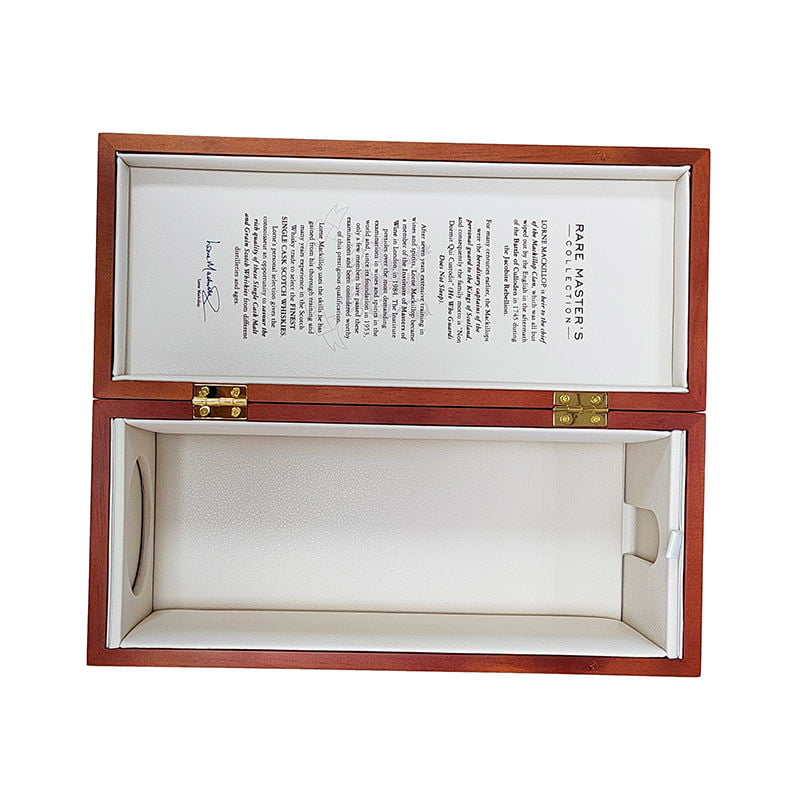 Branded wooden wine packing box for champagne wine whisky