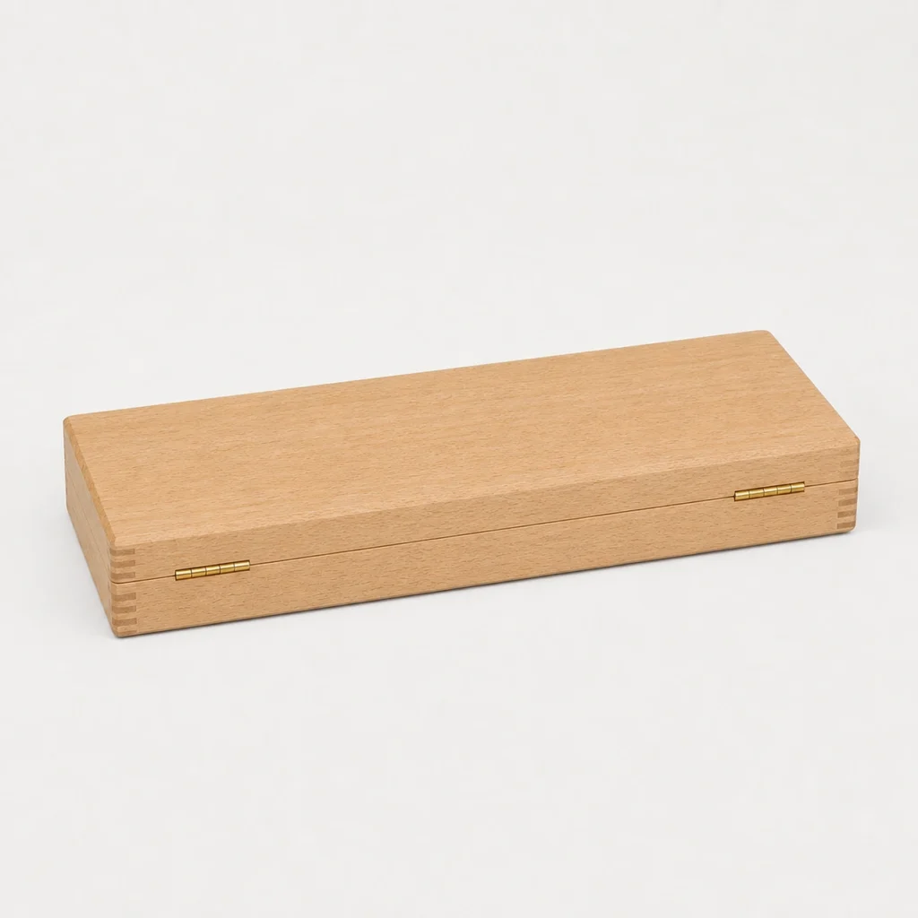 beech ten coin storage case closed view