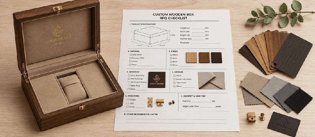 Custom Wooden Box RFQ Checklist: What Buyers Should Specify