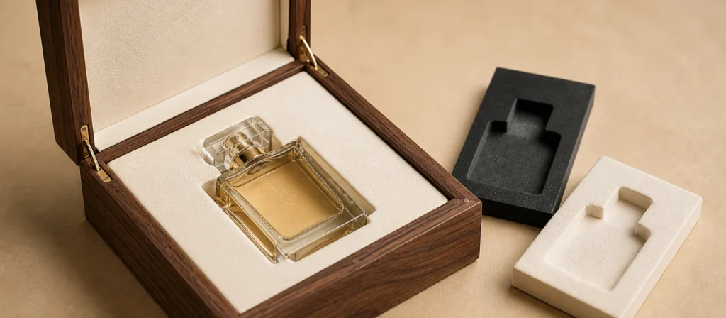 How to Choose Wooden Perfume Box Inserts for customization