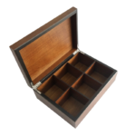 wooden tea coffee box for storage and gift packaging