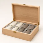 Nutrition Bottle Presentation Wooden Box in Beech